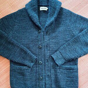 Like-New Taylor Stitch XS Mariner Cotton Shawl Cardigan
